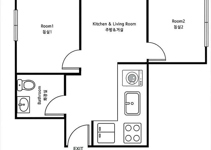 Appartement 301 Newly Opened Yeonnam, Hongdae 5 Minutes Airport Bus Yeonhui Private 4-person Wood-finished, Bright Space Séoul
